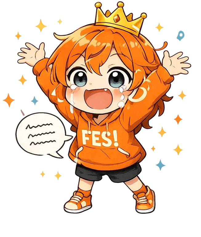 フェス感涙型のキャラクター
